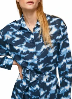 Robe Pepe Jeans Burnet Bleu Pour Femme -JoliLook Boutique gallery M156215 4