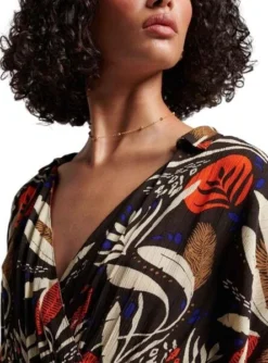 Robe Superdry Beach Noire Pour Femme -JoliLook Boutique gallery M157049 3