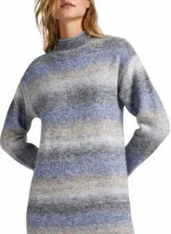 Robe Pepe Jeans Edith Rayures Melange Pour Femme -JoliLook Boutique gallery M158155 3