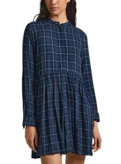 Robe Pepe Jeans Iseult Bleu Pour Femme