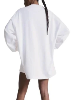 Robe Tommy Jeans Luxe Blanc Pour Femme -JoliLook Boutique gallery M158446 5