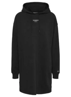 Robe Tommy Jeans Logo Hoodie Noire Femme -JoliLook Boutique gallery M158822 4