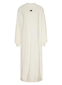 Robe Tommy Jeans Maquette Neck Beige Femme