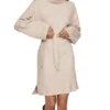 Robe Vila Vivimalina Long Beige Pour Femme