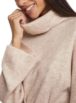 Robe Vila Vivimalina Long Beige Pour Femme -JoliLook Boutique gallery M159958 4