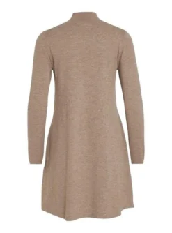 Robe Vila Vicomfy Ligne A Rollneck Brun Femme -JoliLook Boutique gallery M159964 5