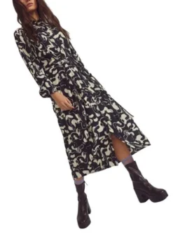 Robe Vila Vidogma Noire Pour Femme -JoliLook Boutique gallery M160293 4