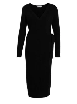 Robe Vila Vicomfy Noire Pour Femme -JoliLook Boutique gallery M160382 5
