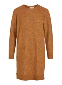 Robe Vila Vimathilda Brun Pour Femme
