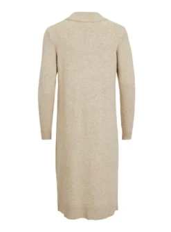 Robe Vila Viril Crew Neck Beige Pour Femme -JoliLook Boutique gallery M160645 5