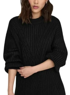 Robe Only Lallie Noire Pour Femme -JoliLook Boutique gallery M161222 4