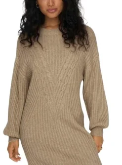 Robe Only Lallie Brun Pour Femme -JoliLook Boutique gallery M161223 4