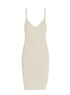 Robe Calvin Klein Woven Label Vert Pour Femme -JoliLook Boutique gallery M162456 5