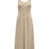 Robe Only Jany Beige Pour Femme