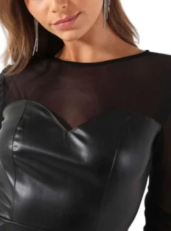 Robe Only Megan Noire Pour Femme -JoliLook Boutique gallery M162588 3