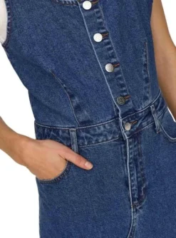 Robe Only Sanne Bleue Pour Femme -JoliLook Boutique gallery M162598 5