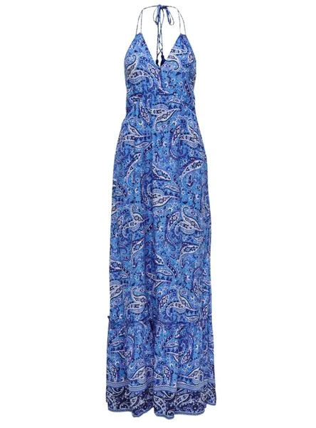 Robe Only Veneda Bleue Pour Femme 4 Robe Only Veneda Bleue Pour Femme â Image 4