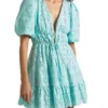 Robe Pepe Jeans Delia Turquoise Pour Femme