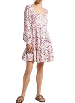 Robe Pepe Jeans Doxa Courte Imprimée Pour Femme -JoliLook Boutique gallery M163229 3