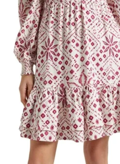 Robe Pepe Jeans Doxa Courte Imprimée Pour Femme -JoliLook Boutique gallery M163229 5