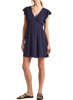 Robe Pepe Jeans Camila Bleu Marine Pour Femme -JoliLook Boutique gallery M163235 3