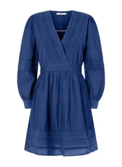 Robe Pepe Jeans Susi Bleue Pour Femme -JoliLook Boutique gallery M163236 5