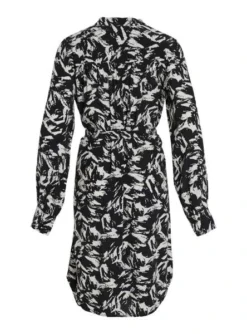 Robe Vila Viboa Blanc Et Noire Pour Femme -JoliLook Boutique gallery M163474 2