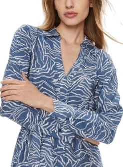 Robe Vila Dogma Bleue Pour Femme -JoliLook Boutique gallery M163558 KLygDQFd