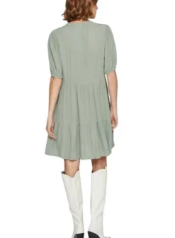 Robe Vila Lopez Verte Pour Femme -JoliLook Boutique gallery M163563 Ln5NNDGA