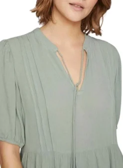 Robe Vila Lopez Verte Pour Femme -JoliLook Boutique gallery M163563 z3e7mlRG