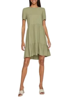 Robe Vila Vipaya Verte Pour Femme