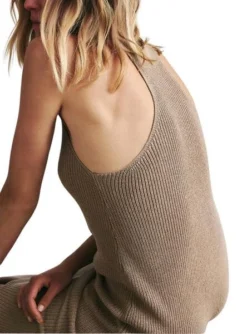 Robe Citrine Ecoalf Marron Pour Femme -JoliLook Boutique gallery M164073 1IH4EVXs