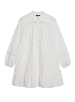 Robe Superdry Lace Mix Blanche Pour Femme -JoliLook Boutique gallery M164837 LeFPQOMU