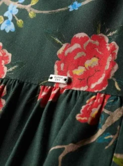 Robe Superdry à Volants Verte Pour Femme -JoliLook Boutique gallery M164845 6