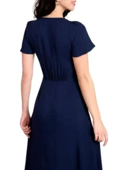 Robe Naf Naf Boutons Marin Pour Femme -JoliLook Boutique gallery M165834 EFe6AE12